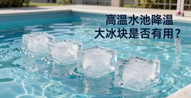 十堰高温水池降温大冰块，到底管不管用？
